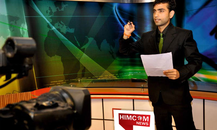 Broadcast studio at leading BJMC College in Delhi